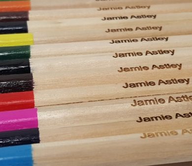Personalized Wooden Colouring Pencils