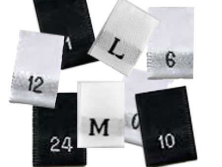 Woven Size Tab Labels
