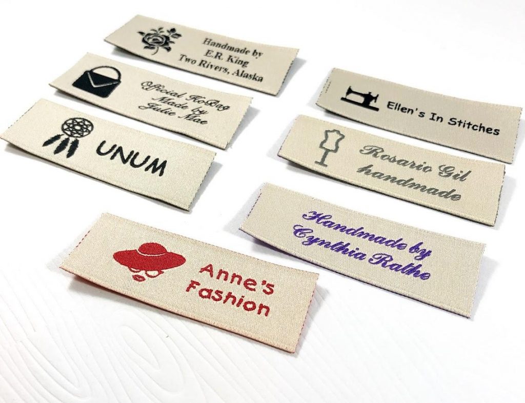 Woven Sew-on Tag Labels 🏷️ Order Customised Tags Online