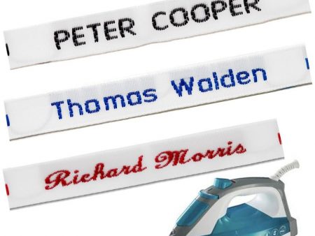 Large Iron-on Labels  Iron On Name Tags for School Uniform
